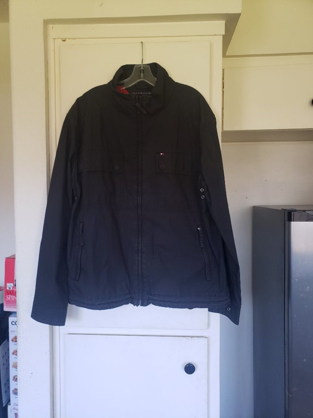 Tommy Hilfiger Black/Dark Grey jacket Size XXL